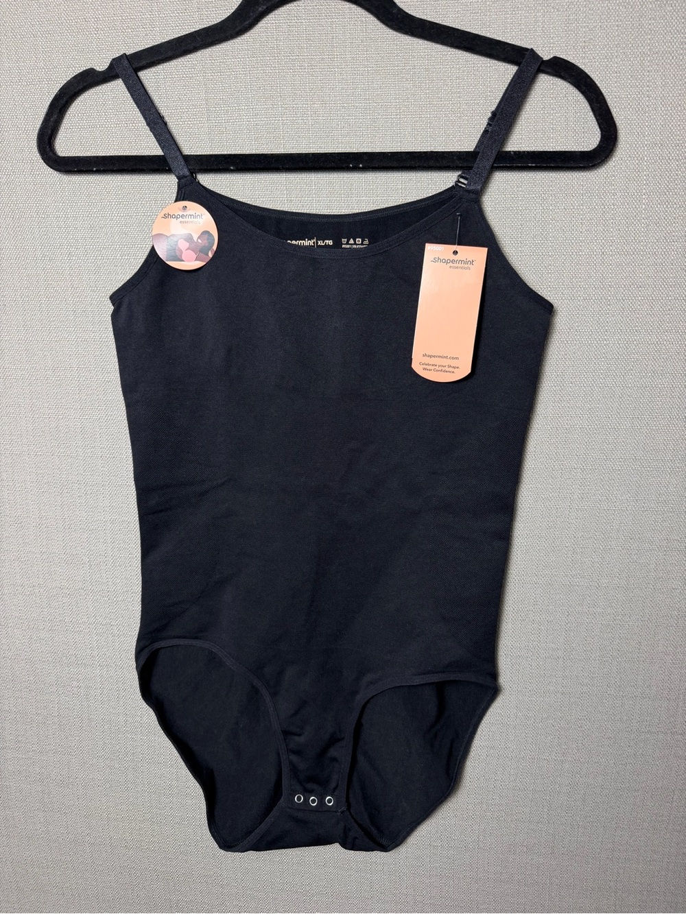 NWT Shapermint Black Bodysuit Shapewear